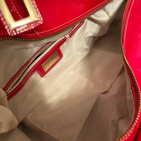 Arcadia patent leather satchel - Picture 6 of 12